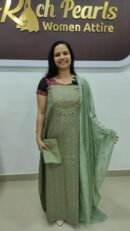 Semi Silk Churidar Set ( RDCH-SS-148 )