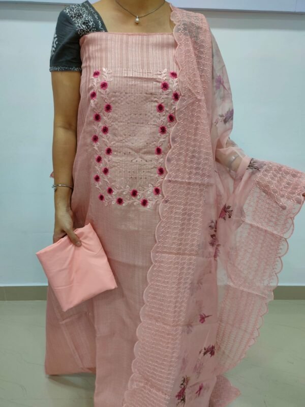 Semi Silk Churidar Set ( RDCH-SS-173 ) - Image 2