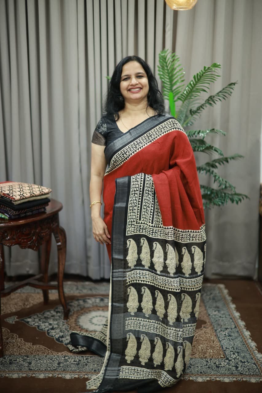 LINEN SAREE COLLECTION(RDSA-420)