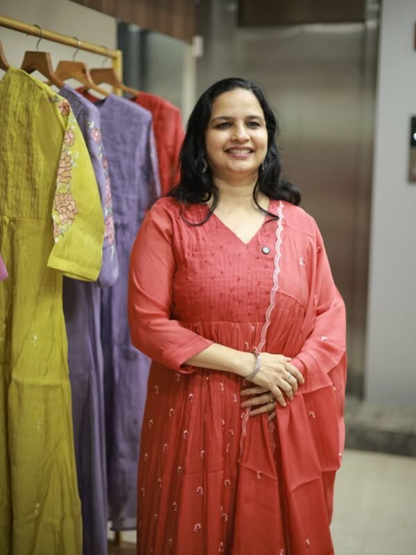 STITCHED MULCHANDERI SET(RDCH-ST-394)