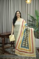SEMI JUTE UNSTITCHED SET(RDCH-SJT-12)