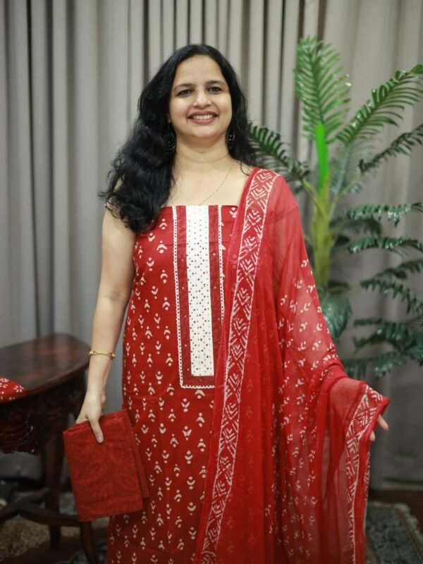 COTTON UNSTITCHED SET (RDCH-CN-3077) - Image 2