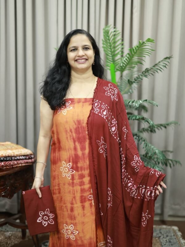 SEMI PARTY WEAR MODAL SILK SET(RDCH-MD-199) - Image 2