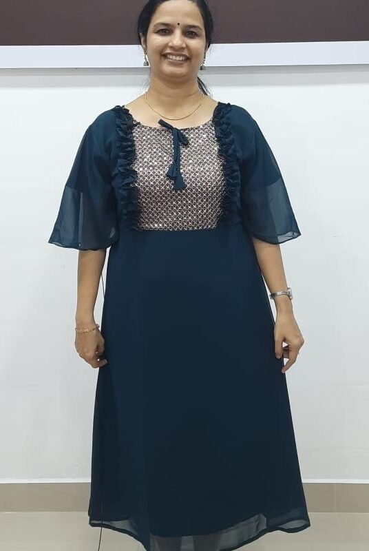 Georgette - Readymade Kurthi ( RDKT-GT-38 ) XXL