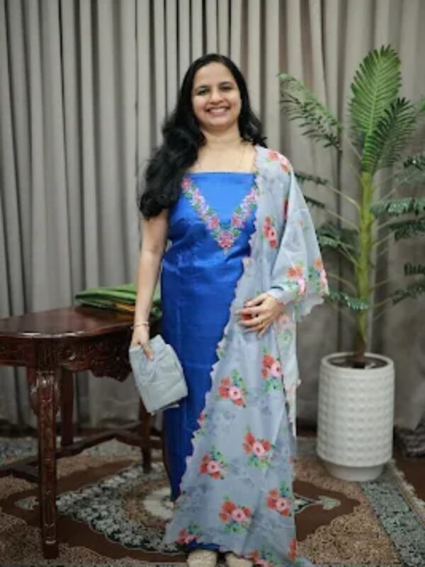 Party Wear Pure Tussar Silk Collections (RDCH-DTR-453) - Image 2