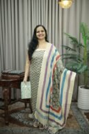 SEMI JUTE UNSTITCHED SET(RDCH-SJT-13)