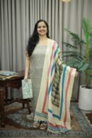SEMI JUTE UNSTITCHED SET(RDCH-SJT-10)