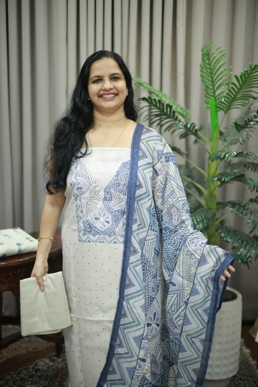 PARTY WEAR LINEN SET(RDCH-LN-266)