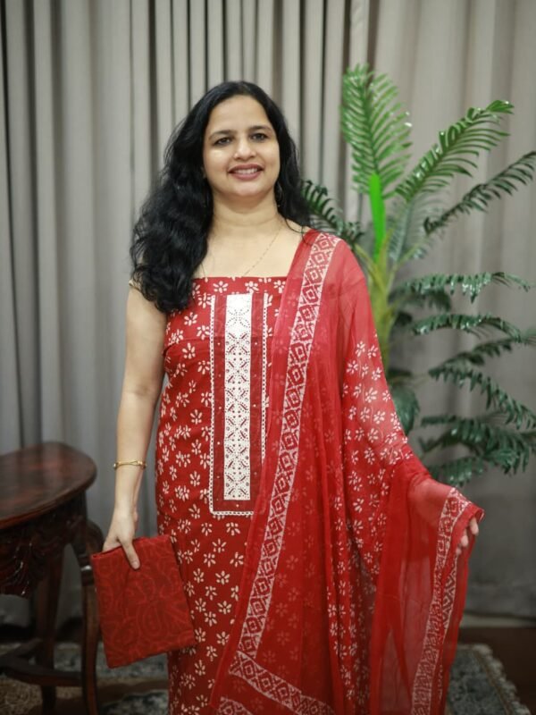 COTTON UNSTITCHED SET (RDCH-CN-3078) - Image 2