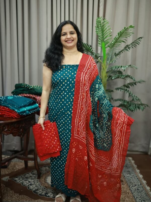 COTTON BANDNI SET (RDCH-CN-3086)