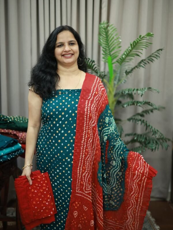 COTTON BANDNI SET (RDCH-CN-3086) - Image 2
