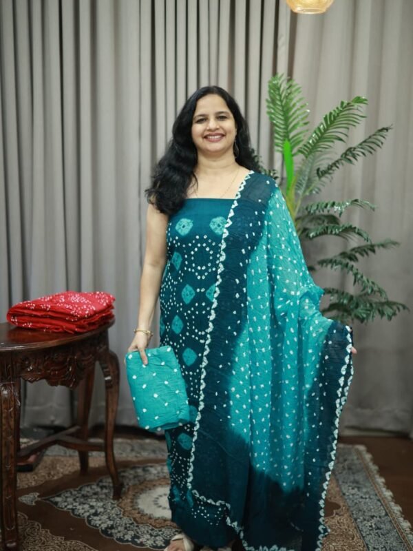 COTTON BANDNI SET (RDCH-CN-3090)