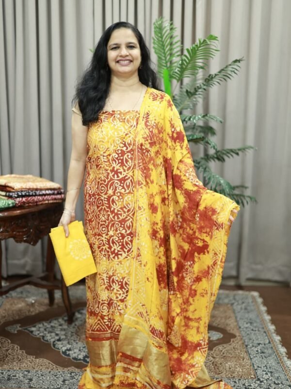SEMI PARTY WEAR MODAL SILK SET(RDCH-MD-204)