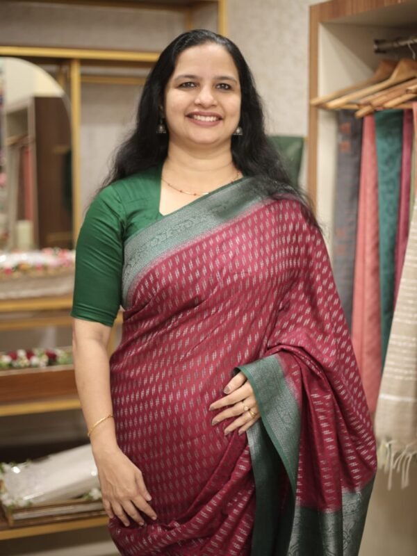 Elegant Semi Banarasi Sarees COLLECTIONS (RDSA -284) - Image 2