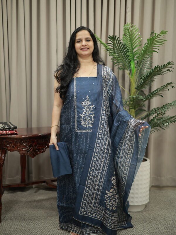 Semi Jute Churidar Set - (RDCH-SJT-6)