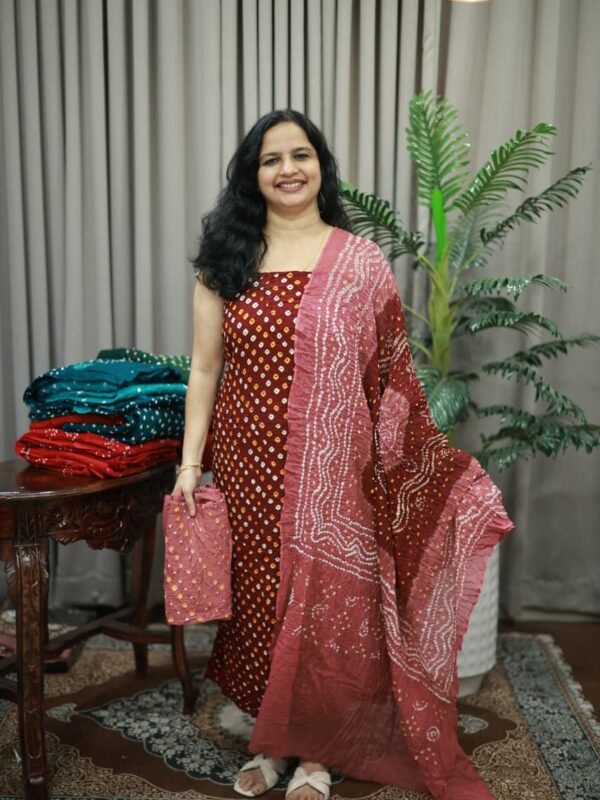 COTTON BANDNI SET (RDCH-CN-3085)