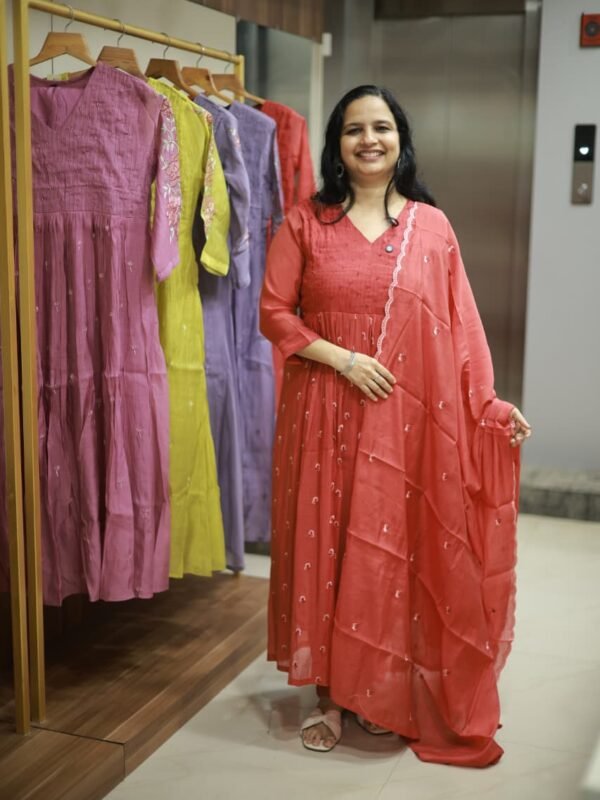 STITCHED MULCHANDERI SET(RDCH-ST-394) - Image 2