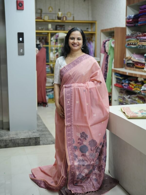SEMI JAMDANI SAREE (RDSA-476) - Image 2