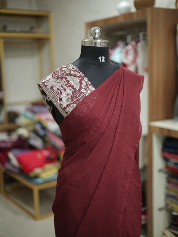 READY TO WEAR DHAVANI SET(RDDH-CP-3) - Image 2
