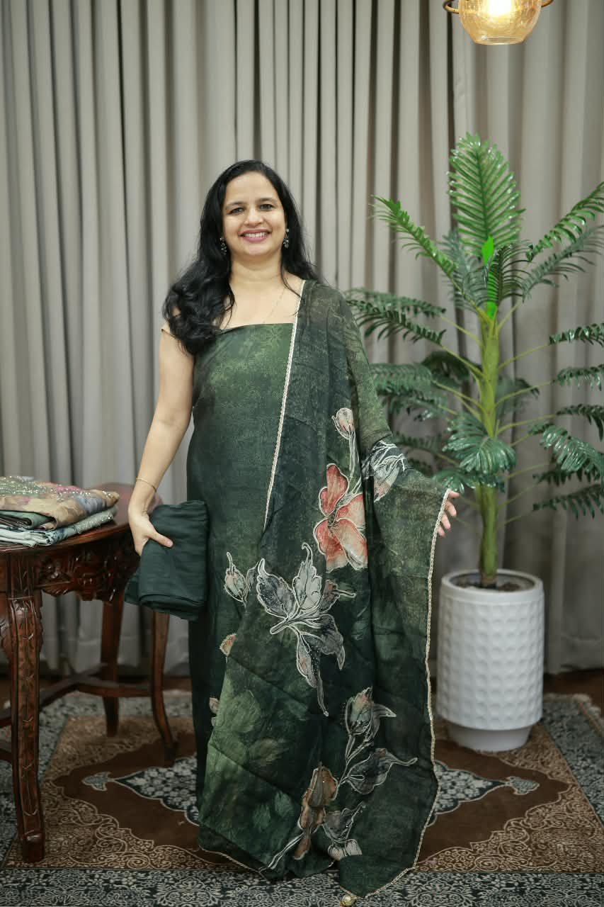 JAMDANI SILK SET(RDCH-SK-619)