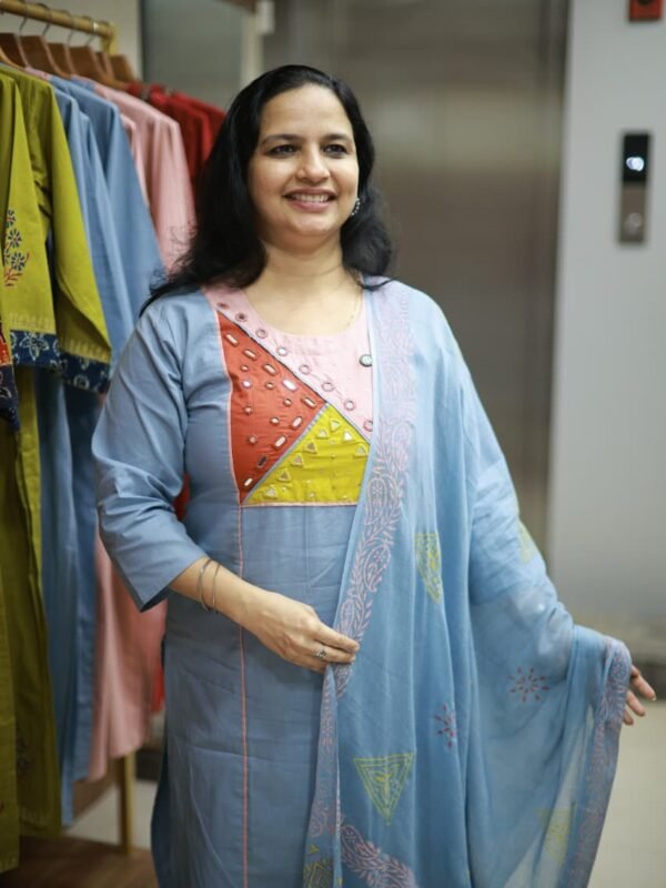 STITCHED COTTON SET(RDCH-ST-369)