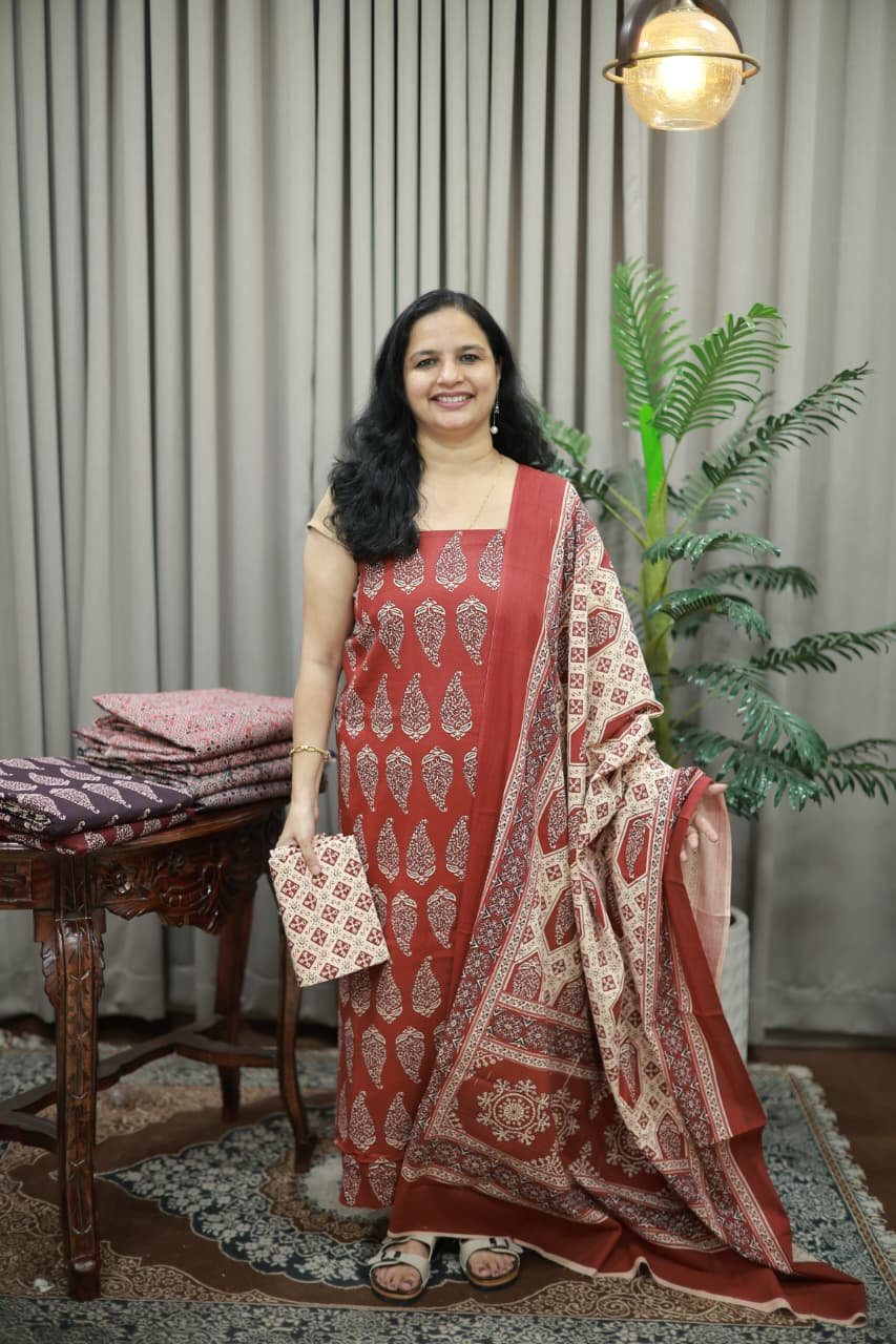 AJRAK COTTON SET (RDCH-CN-3151)