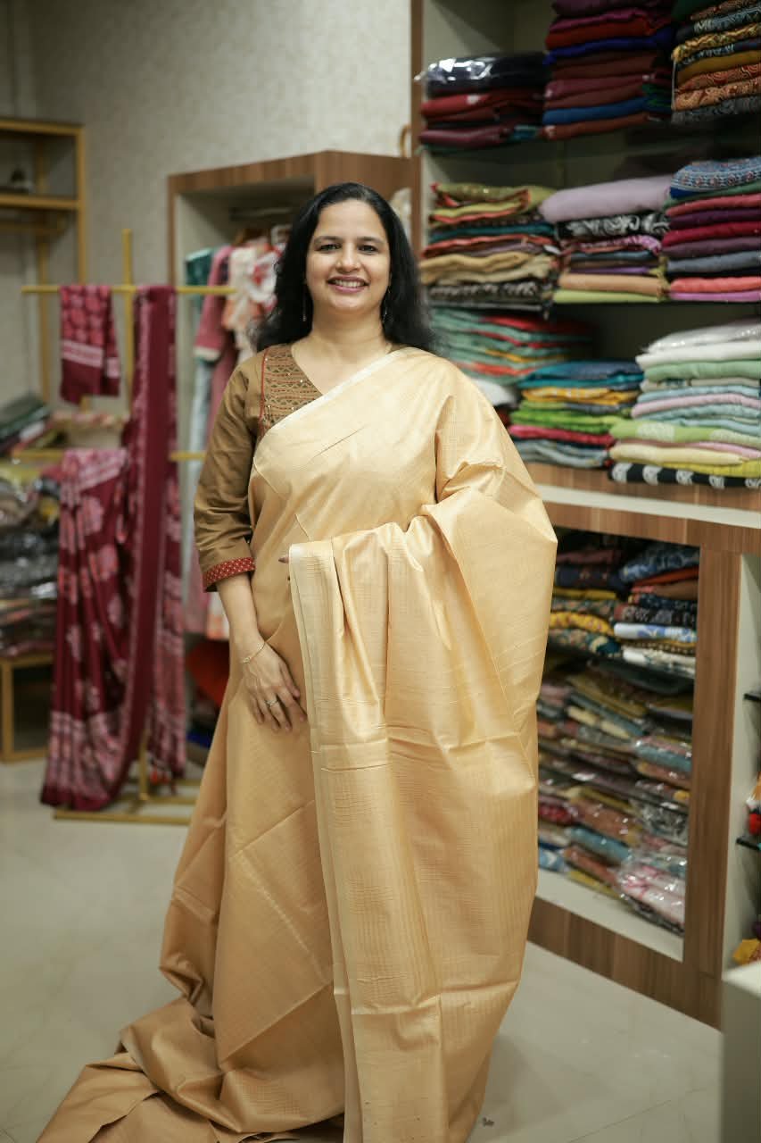 SEMI TUSSAR SAREE (RDSA-453)
