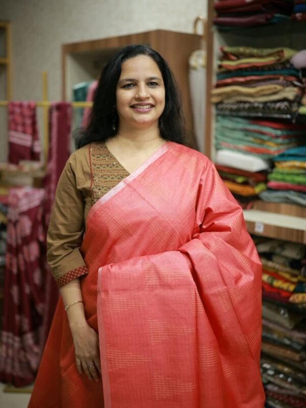 SEMI TUSSAR SAREE (RDSA-455) - Image 2