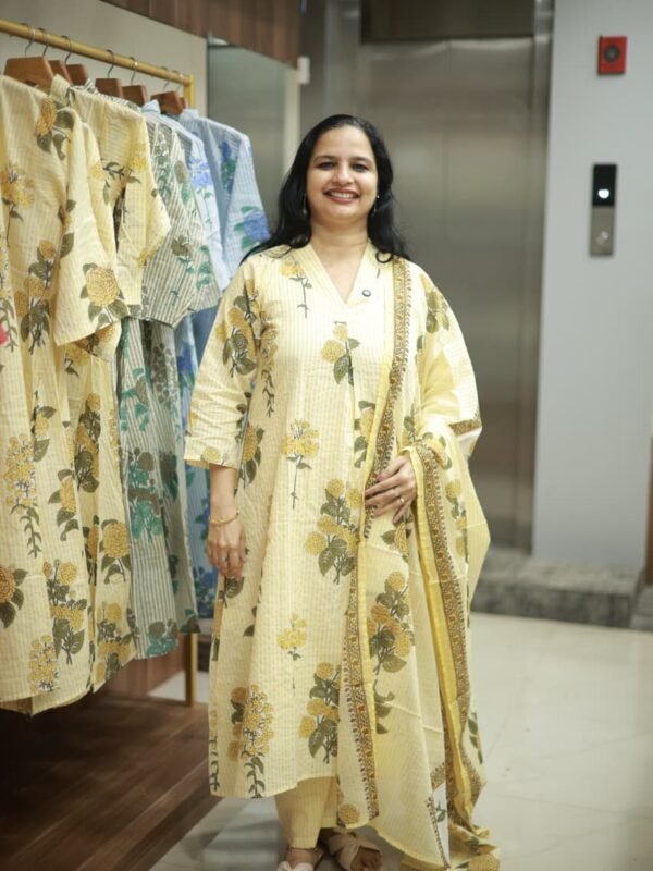 STITCHED COTTON SET(RDCH-ST-395)