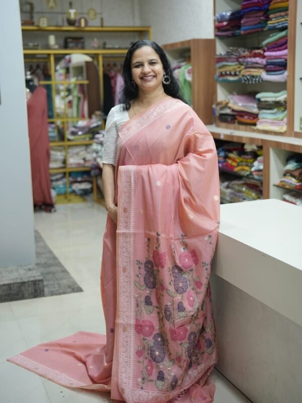 SEMI JAMDANI SAREE (RDSA-480)