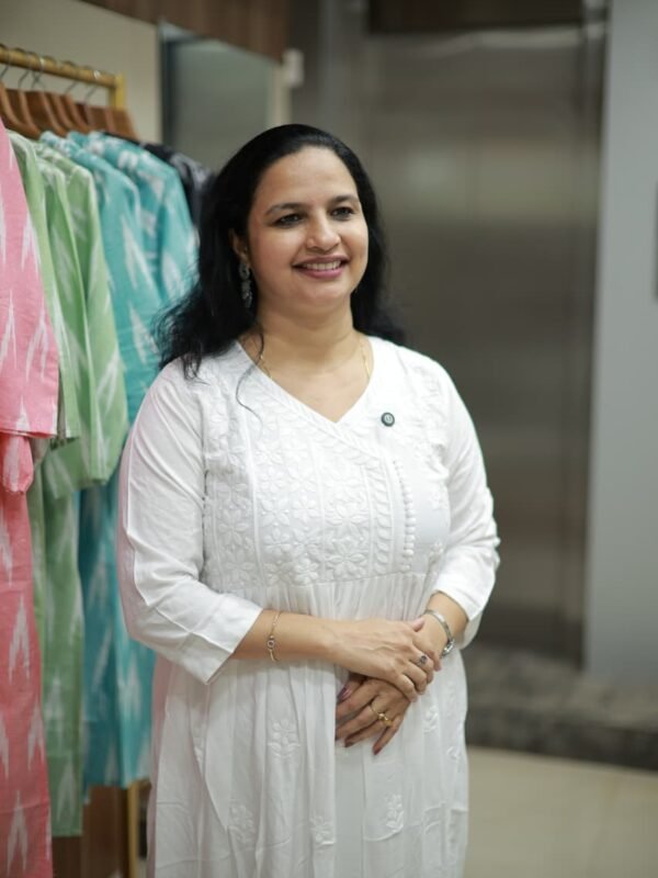 COMFORT CHIKANKARI KURTI (RDKT-163) - Image 2