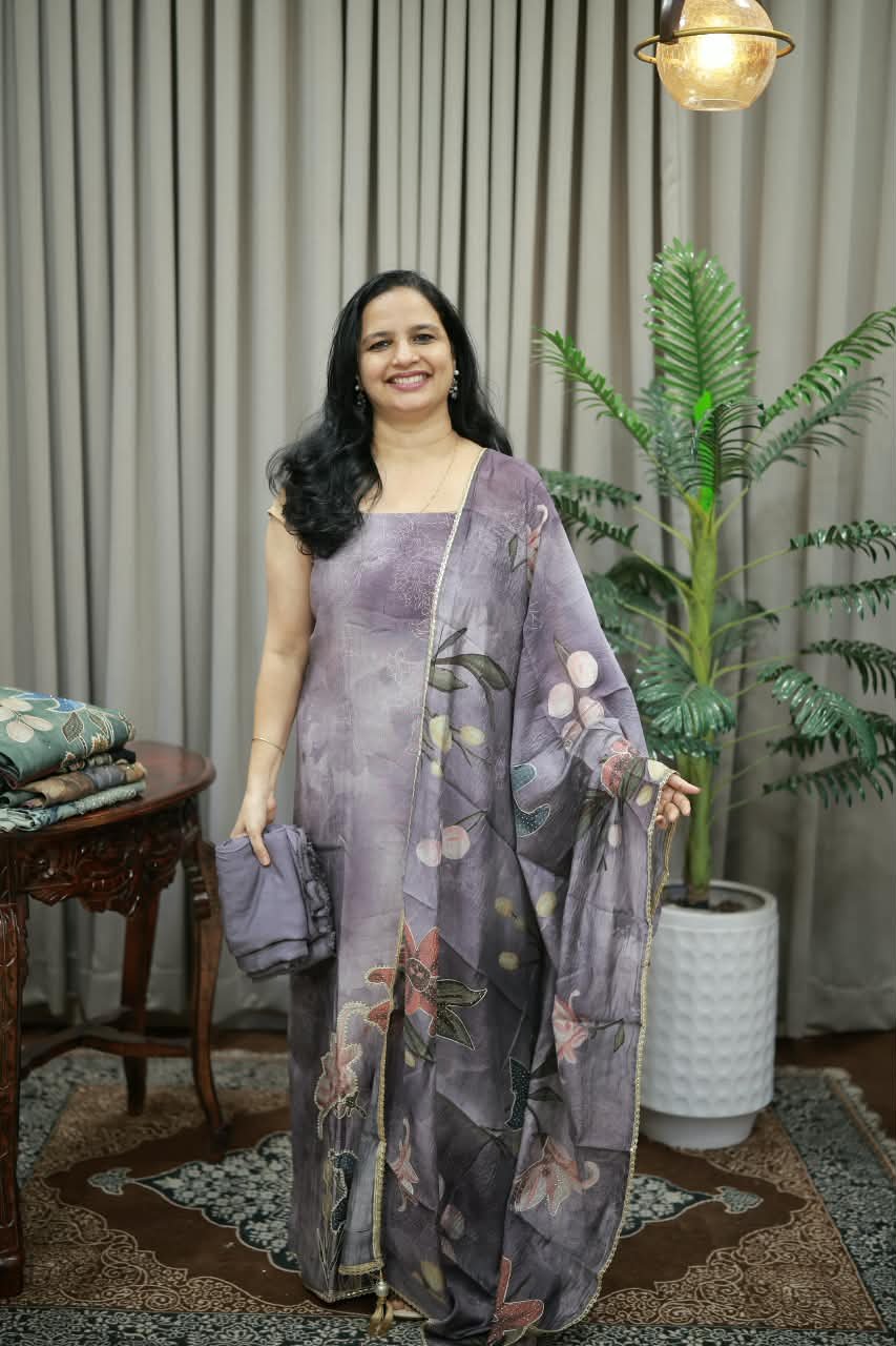 JAMDANI SILK SET(RDCH-SK-620)