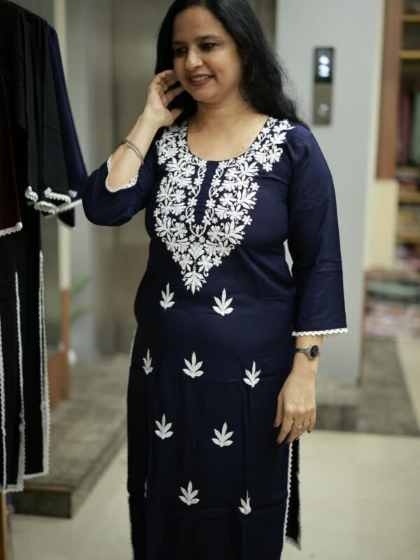 CHIKANKARI CO-ORD SET(RD-CO-ST-7) - Image 2